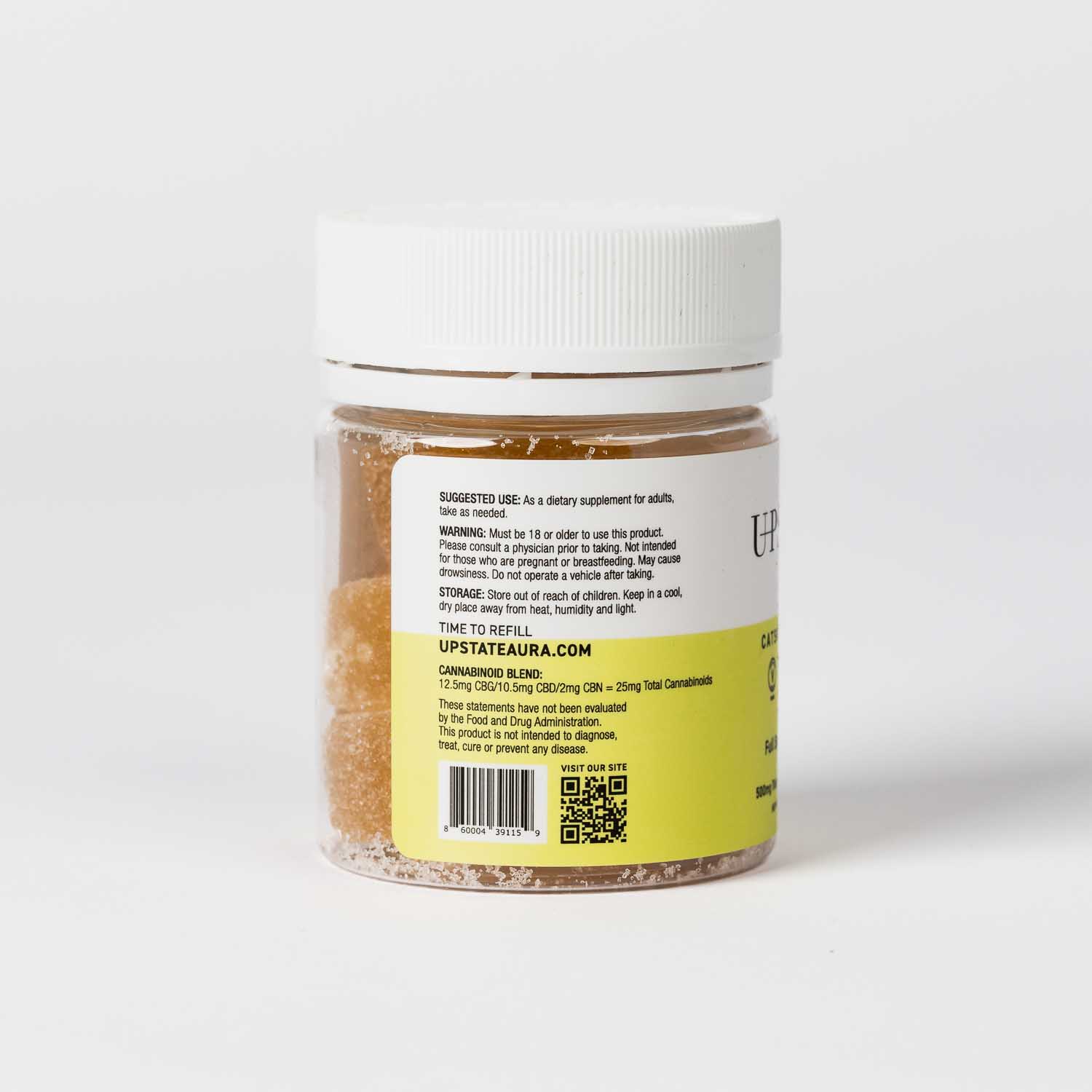 Yuzu Calm Full Spectrum Gummies Supplement Facts and Ingredients